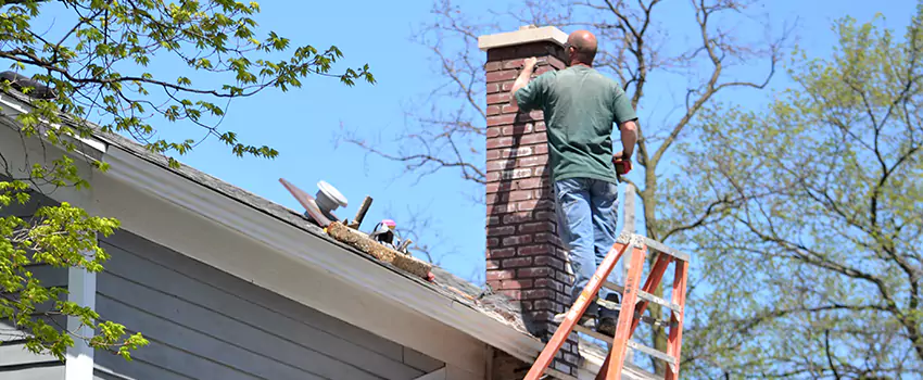 Vinyl and PVC Chimney Flashing Installation in North Richland Hills, TX