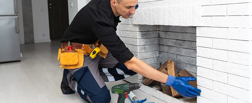 Fireplace Damaged Damper Frame Repair Services in North Richland Hills, Texas