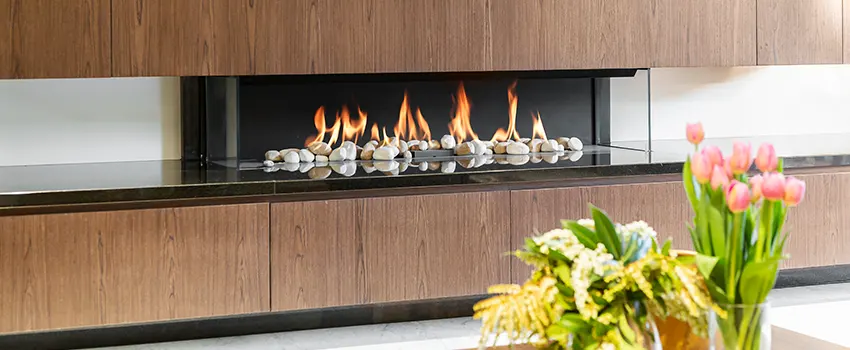 Double-height Fireplace Design Refurbishment in North Richland Hills, Texas