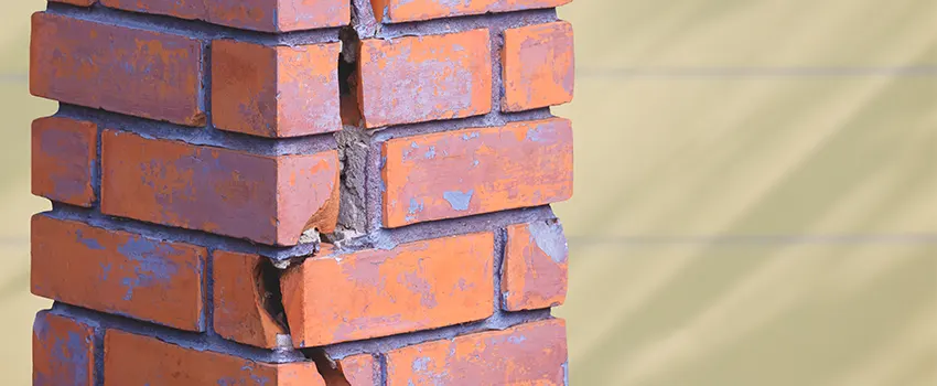 Repairing Cracked Porcelain Tiles for Fireplace in North Richland Hills, TX